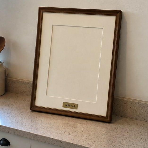 Custom picture frames — customer photo