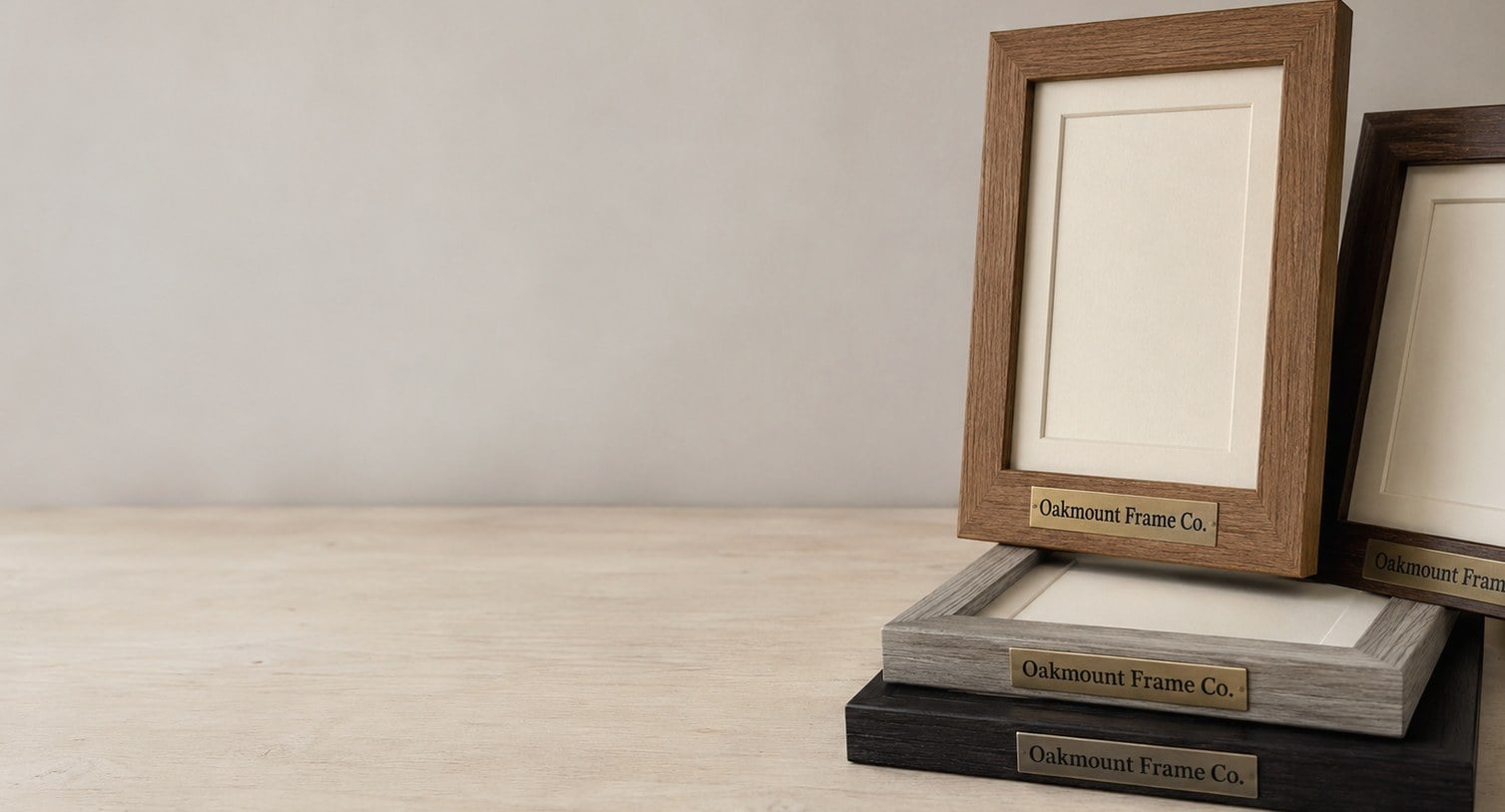 Custom printed picture frames with logo